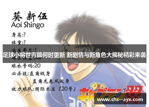 足球小将世青篇何时更新 新剧情与新角色大揭秘精彩来袭