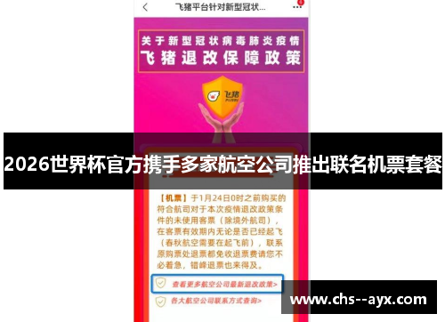 2026世界杯官方携手多家航空公司推出联名机票套餐